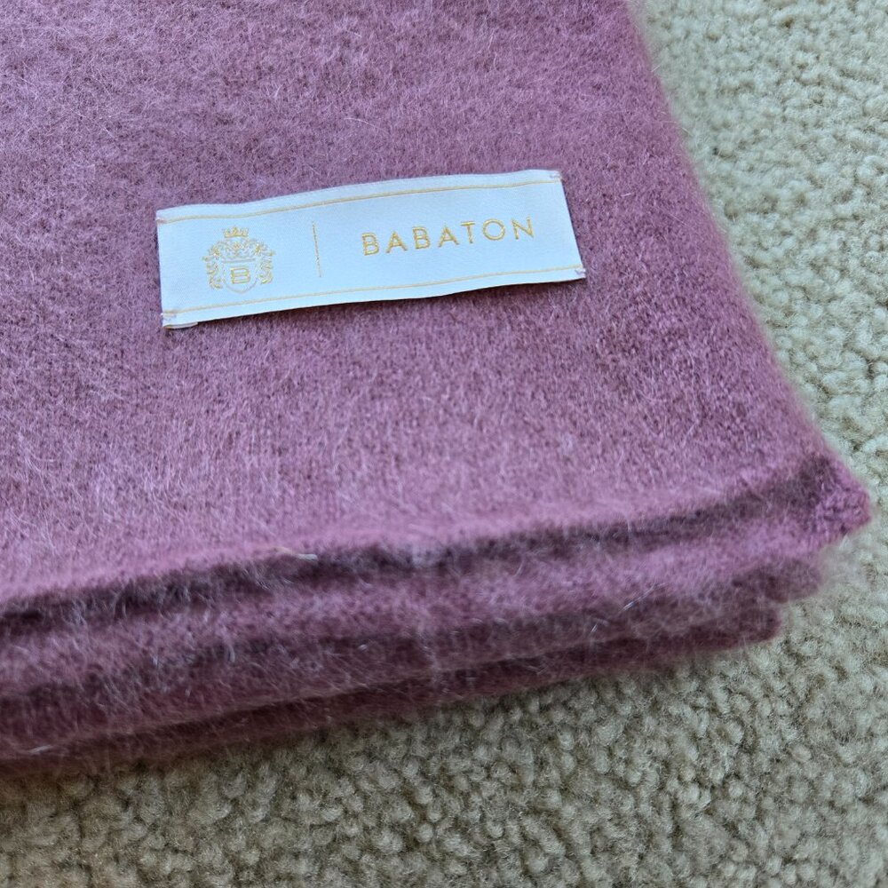 NWOT Babaton Maine Wool Cashmere Scarf - Picture 13 of 15